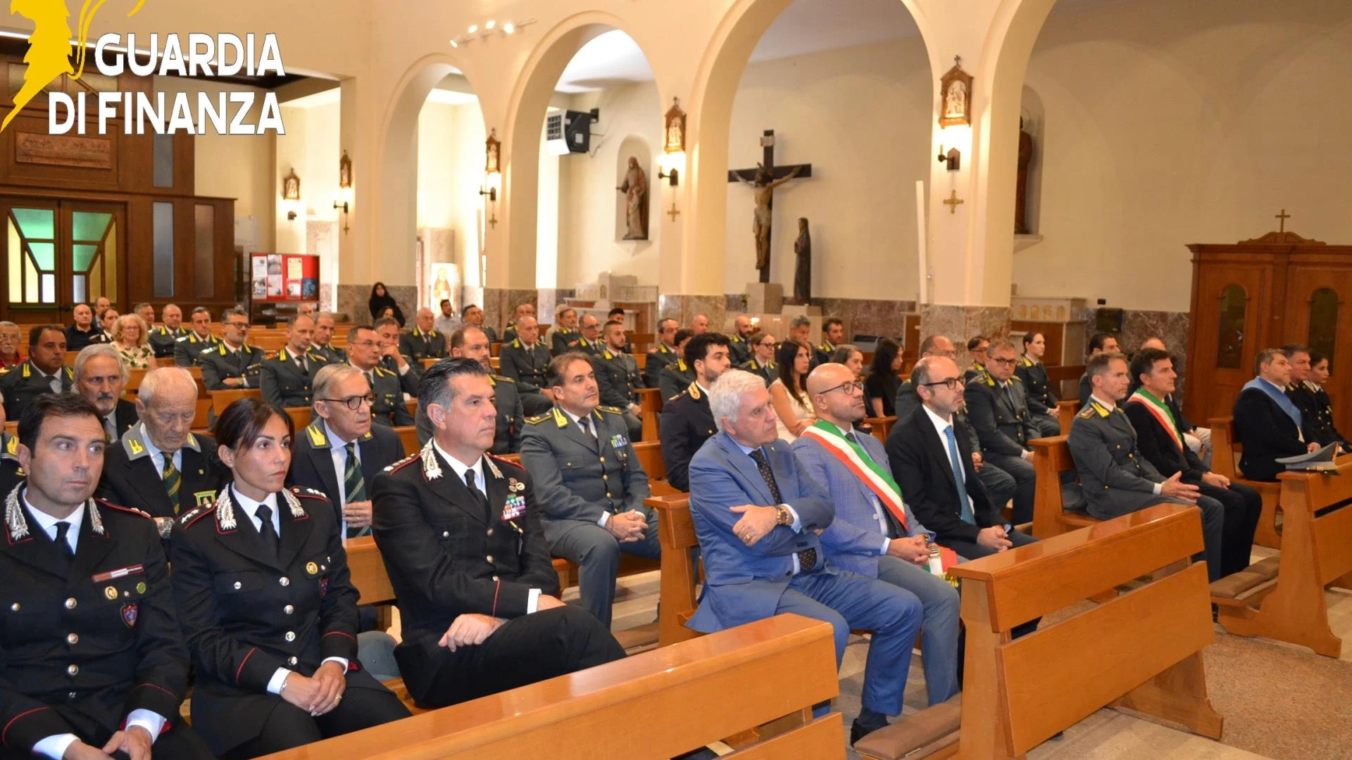 Isernia: la Guardia di Finanza festeggia San Matteo. Celebrata una santa messa.