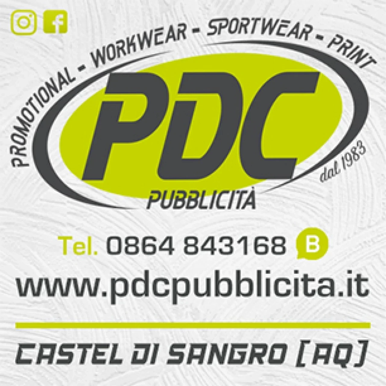 Banner PDC Pubblicità Castel Di Sangro 306 per 3606 pixel